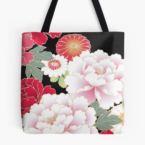 Item preview, Traditional Japanese Flowers Pattern designed and sold by Gymmer-Life.