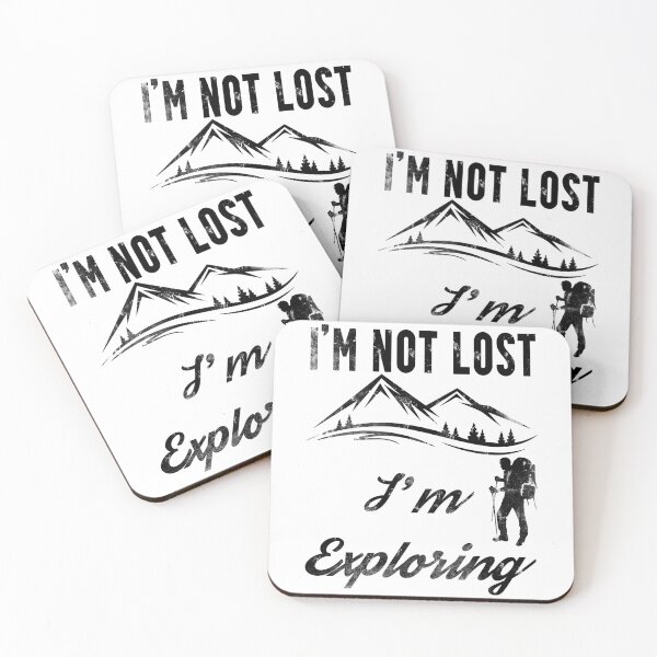 Item preview, I'm Not Lost I'm Exploring (Black) designed and sold by superdumb70.