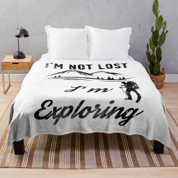 Item preview, I'm Not Lost I'm Exploring (Black) designed and sold by superdumb70.
