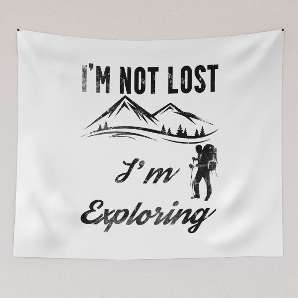 Item preview, I'm Not Lost I'm Exploring (Black) designed and sold by superdumb70.