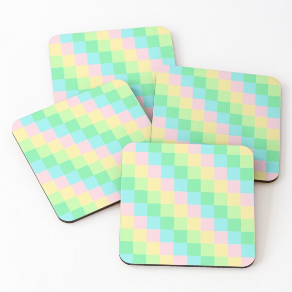 Item preview, Square Green Pastel Mixed Pattern designed and sold by DAFIN.