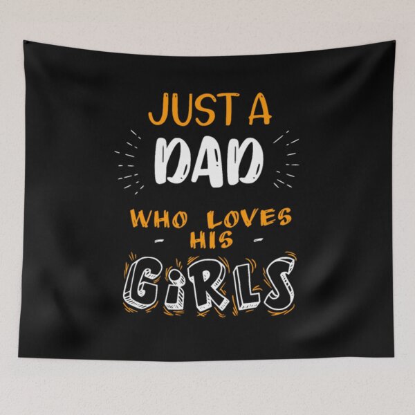 Item preview, Just a dad who loves his girls designed and sold by nguyenhuedn79.