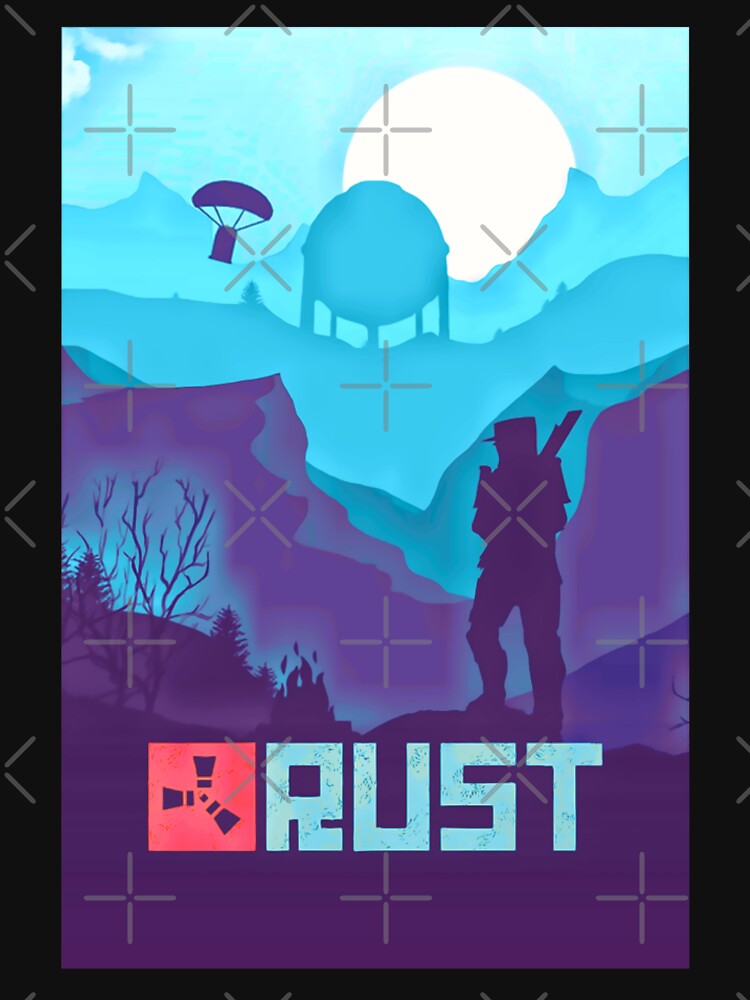 "Rust Game Art" Tshirt for Sale by CTTDesigns Redbubble rust t