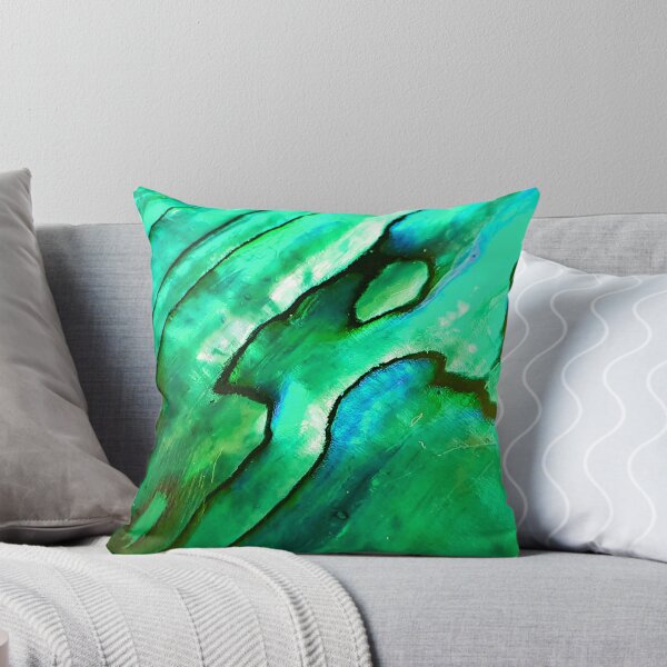 Item preview, Iridescent Green abalone shell. Flashy Paua close up photography designed and sold by empowercrystals.