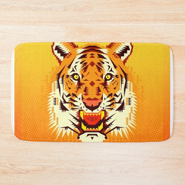 Item preview, Geometric Tiger Head designed and sold by chobopop.