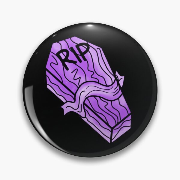 Item preview, rip rest in peace purple coffin designed and sold by toastygoat.