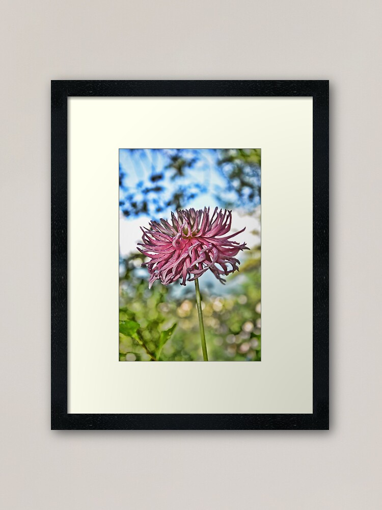 Alternate view of Flower Framed Art Print