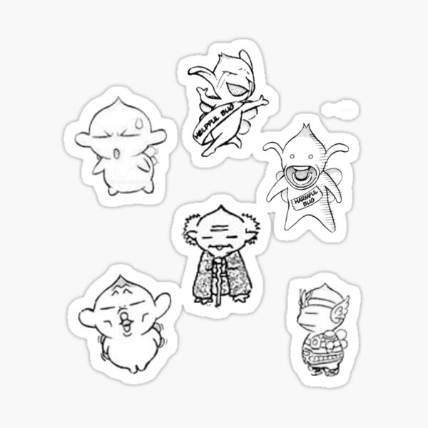 Berserk Manga Stickers Redbubble