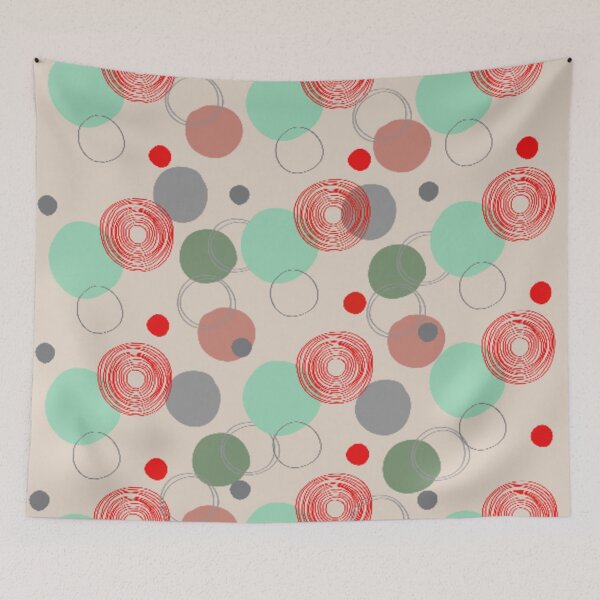 Item preview, Abstract circular geometrical pattern artwork  designed and sold by Bkstores.