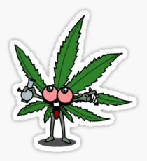 Yay weed leaf Sticker