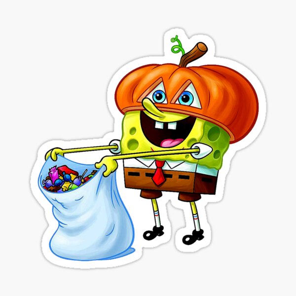 Spongebob Halloween Stickers | Redbubble