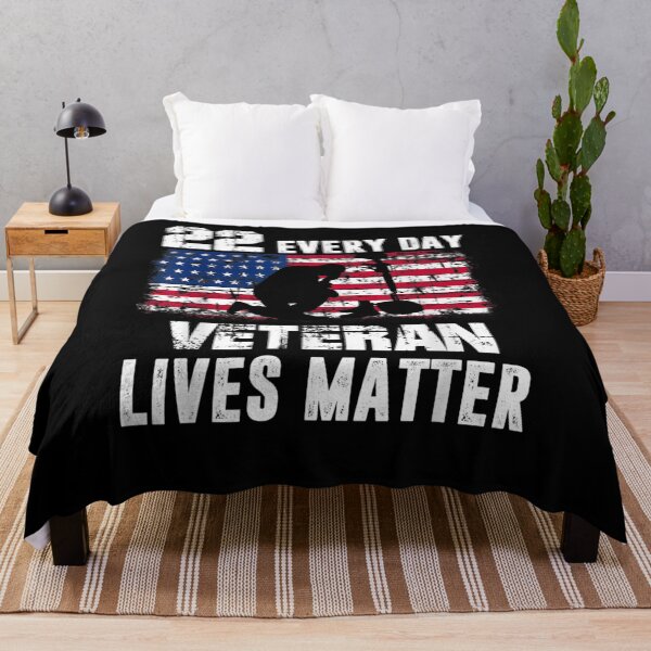 Item preview, 22 Every Day Veteran Lives Matter Veterans Day 4th Of July designed and sold by tashiav.