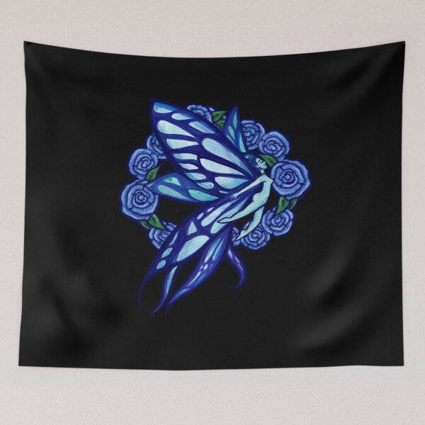 Item preview, Blue Fairy Flower Ring designed and sold by FrictionMaxxing.