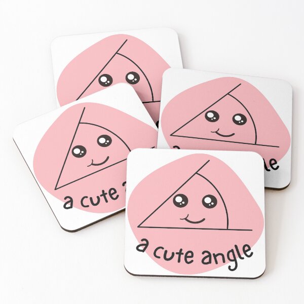 Item preview, A cute angle - Math pun designed and sold by The Agreeable Raven.