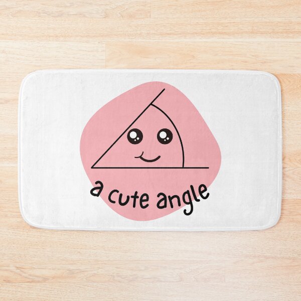 Item preview, A cute angle - Math pun designed and sold by The Agreeable Raven.