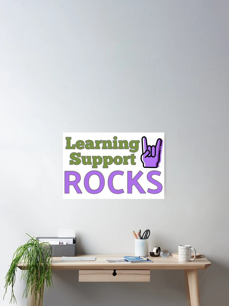 Thumbnail 2 of 3, Poster, Learning Support Rocks designed and sold by Martini-Four.
