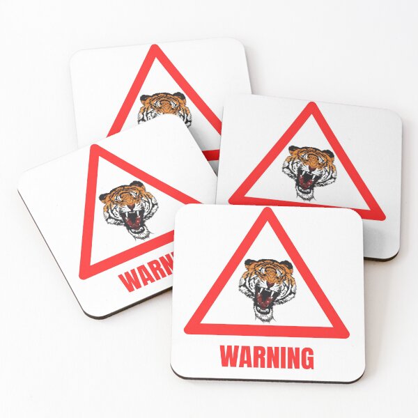 Item preview, Tiger Warning designed and sold by P-aws.