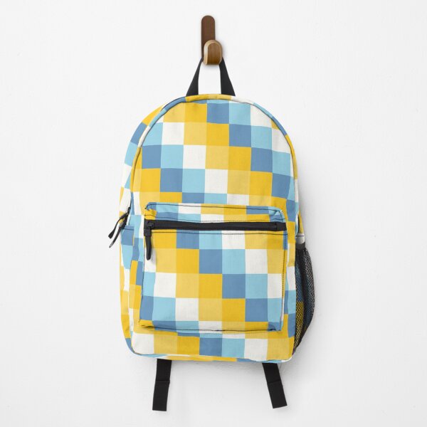 Item preview, Square Blue Orange Mix Pattern designed and sold by DAFIN.
