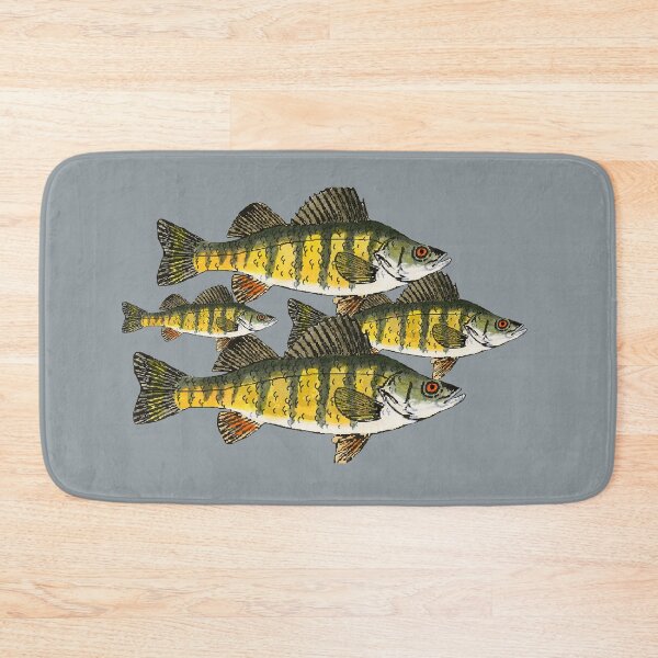 Item preview, Yellow Perch School designed and sold by fishfolkart.