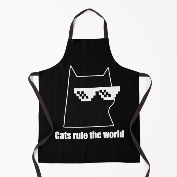 Item preview, cats rule the world- cool cat designed and sold by DopeDesign111.