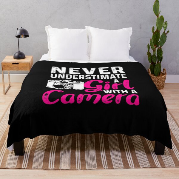 Item preview, Never Underestimate A Girl With A Camera - Girl Photographer designed and sold by nguyenchimina.