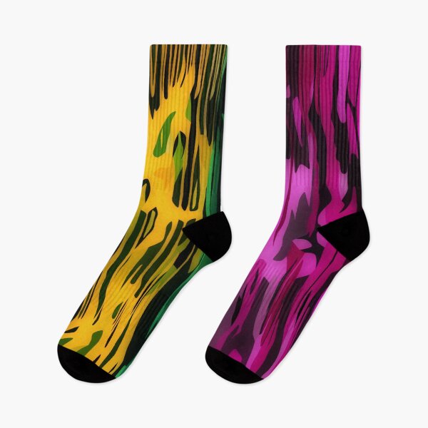 Item preview, Colorful Frightening - Bright Screams Against Black designed and sold by TheSplitWindow.