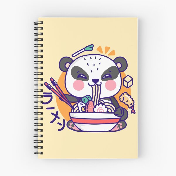 Item preview, Lindo Panda Come Ramen - Kawaii designed and sold by Ravensdesign.