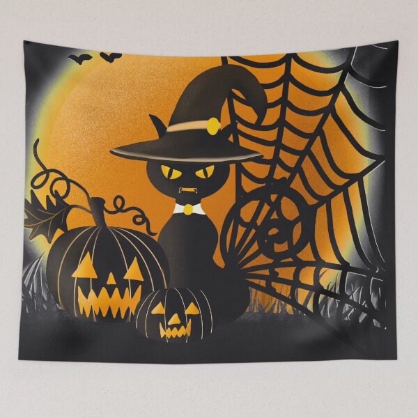 Item preview, Halloween Full Moonlit Night. Haunting Full Moon , Moonlit Night designed and sold by AwakenedSoul.