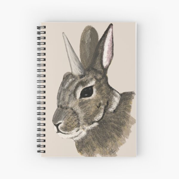 Bunnycorn A Rabbit Unicorn Spiral Notebook