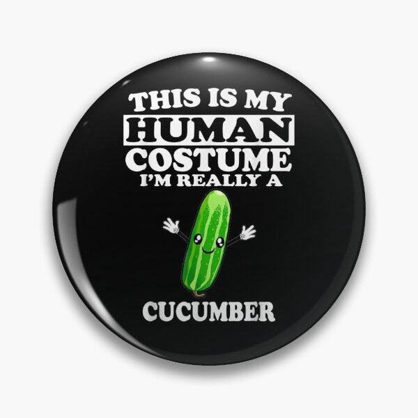 Item preview, This Is My Human Costume I'm Really A Cucumber Vegetable  designed and sold by tashiav.