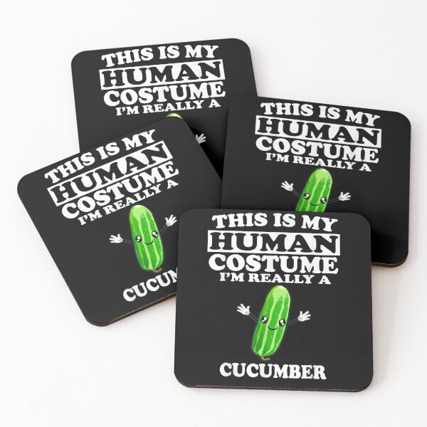Item preview, This Is My Human Costume I'm Really A Cucumber Vegetable  designed and sold by tashiav.