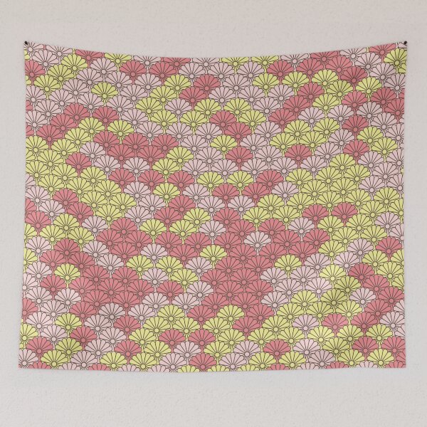 Item preview, Traditional Japanese Flowers Pattern designed and sold by Gymmer-Life.
