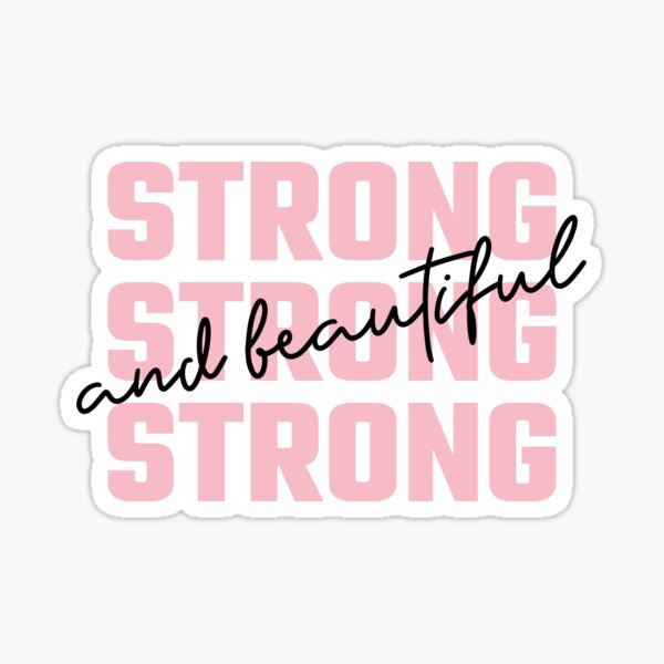 Item preview, Strong And Beautiful designed and sold by RiseandShineTee.
