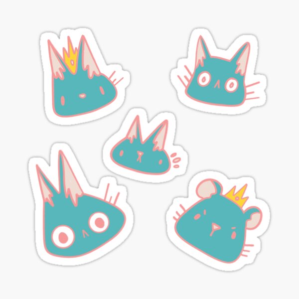 Cat and Mouse Sticker