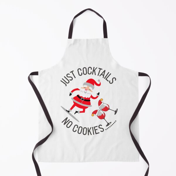 Item preview, No Cookies Just Cocktails Funny Christmas Santa Claus designed and sold by HppyStrngHelthy.