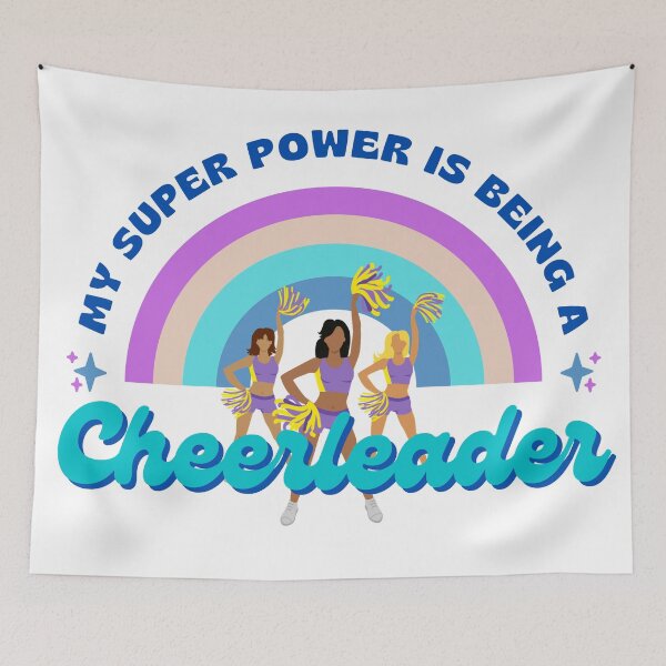 Item preview, My Super Power Is Being A Cheerleader designed and sold by Designs By YL.