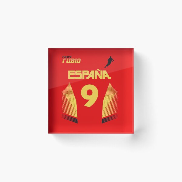 Item preview, Ricky Rubio Retro Spain Euro National Basketball Fan Art designed and sold by acquiesce13.