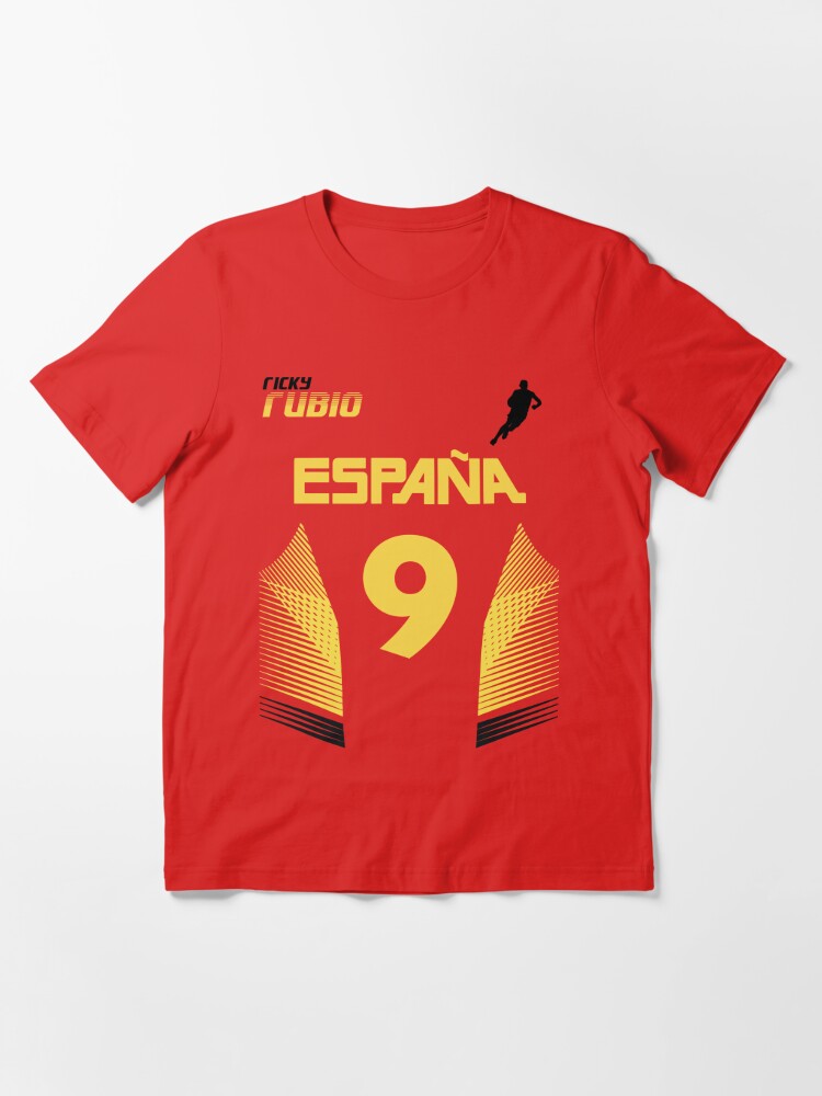 Ricky Rubio Retro Spain Euro National Basketball Fan Art