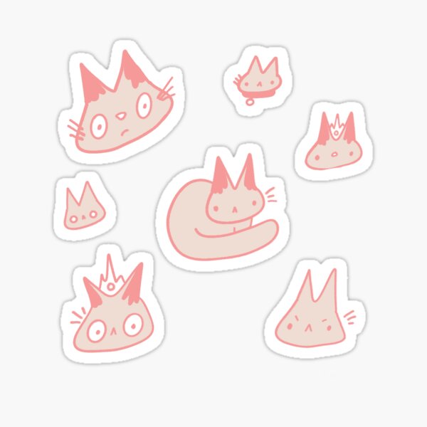Cats in their Natural State Sticker