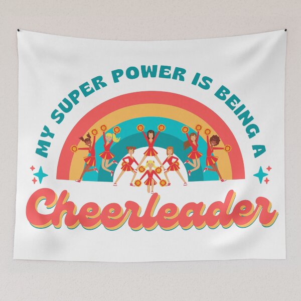 Item preview, My Super Power Is Being A Cheerleader designed and sold by Designs By YL.