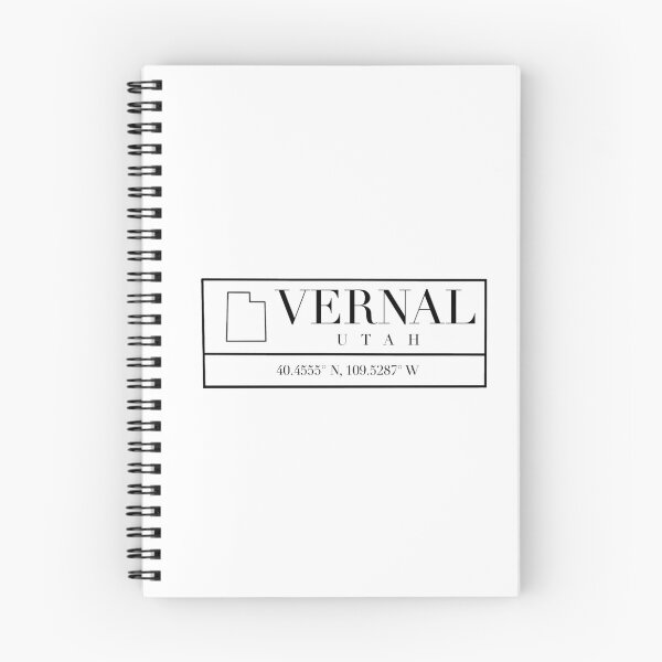 Item preview, Vernal Utah Coordinates designed and sold by Emily Designs.