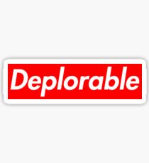 Deplorable Sticker