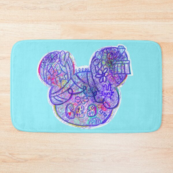 Item preview, Purple Fluorescent Night Japanese Pop Art Plush (PFNJPAP)  designed and sold by Ben Ryuki Miyagi Architect.