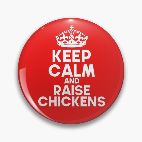 Item preview, Keep Clam And Raise Chicken Funny Farm Quote designed and sold by DesignHouse07.