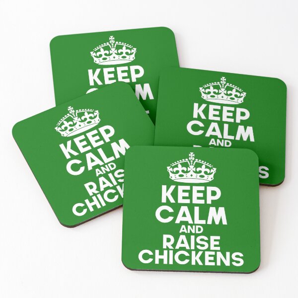 Item preview, Keep Clam And Raise Chicken Funny Farm Quote designed and sold by DesignHouse07.