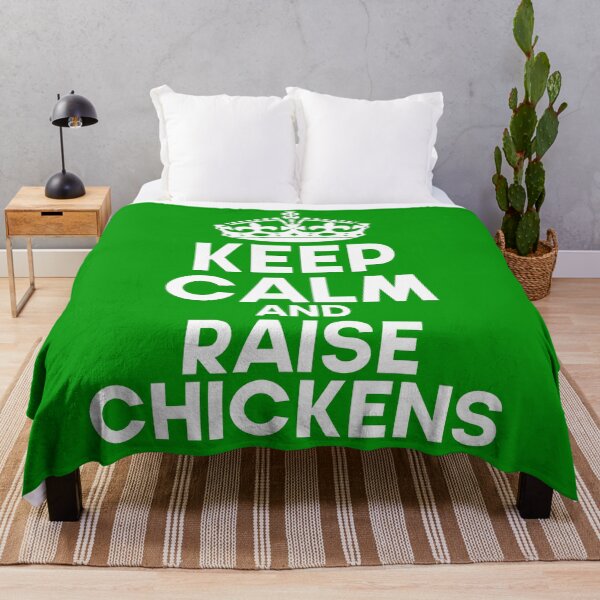 Item preview, Keep Clam And Raise Chicken Funny Farm Quote designed and sold by DesignHouse07.