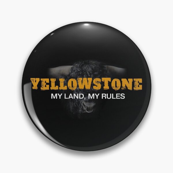 Item preview, "Yellowstone - My land, My rules" fashion tshirt designed and sold by Dark Mood shirts.