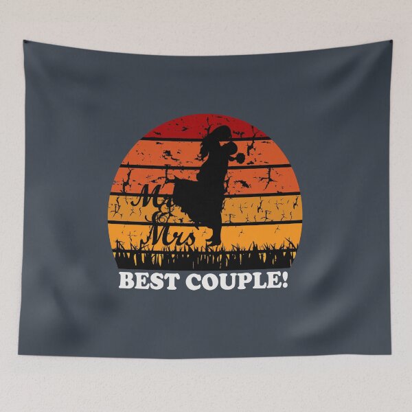 Item preview, Retro Sunset | Mr & Mrs designed and sold by YI-Creations.