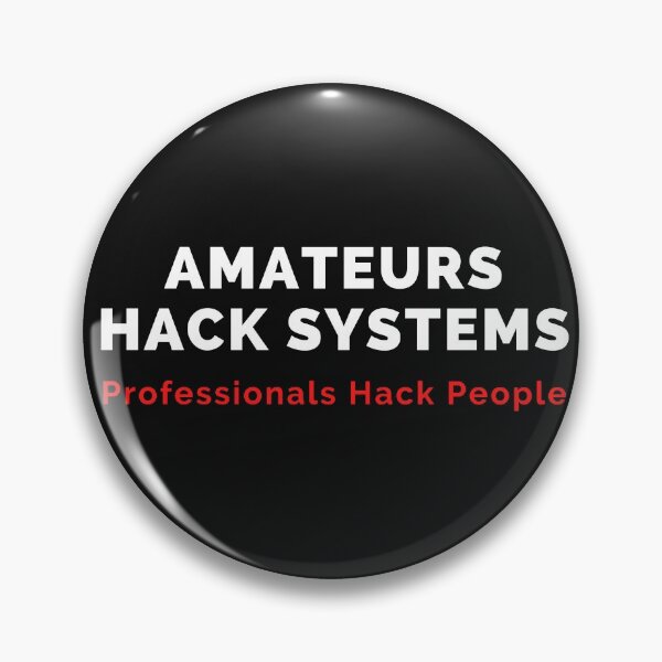 Item preview, Cyber Security Quotes: Amateurs Hack Systems designed and sold by tshirtfever.