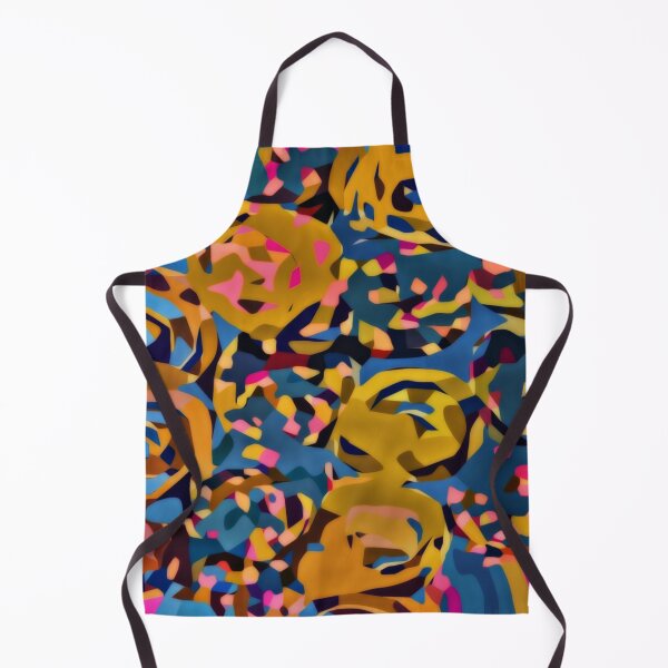 Item preview, Royal - Blue, Gold and Pink Abstract Shapes designed and sold by TheSplitWindow.